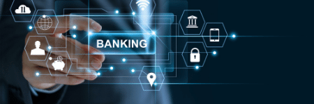 hologram of electronic banking accounts