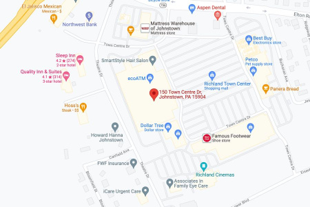 1ST SUMMIT BANK Johnstown Walmart Office map