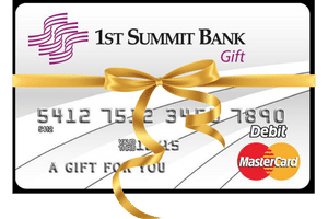 1st summit bank gift card